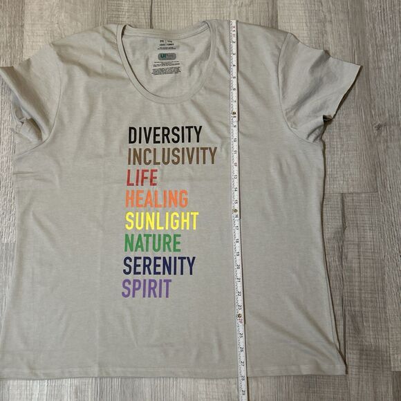 NEW Women’s LGBTQ+ Pride Rainbow Equality T-Shirt Diversity Inclusivity 2XL - Picture 13 of 16